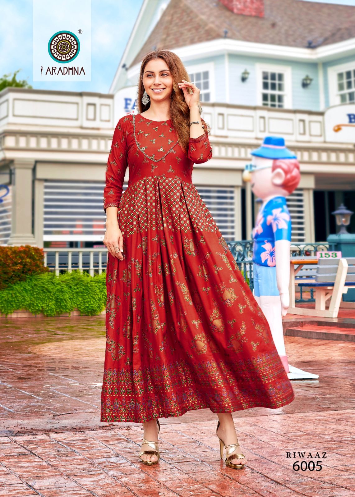 Riwaaz Vol 6 Aradhna Designer Kurtis Catalog